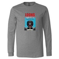 Jaws-Style Loons Movie Minnesota Long Sleeve T-Shirt