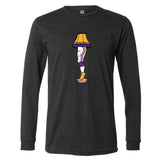 Minnesota Pro Football Holiday Leg Lamp Long Sleeve T-Shirt