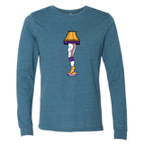 Minnesota Pro Football Holiday Leg Lamp Long Sleeve T-Shirt