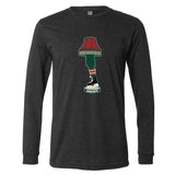 Minnesota Hockey Holiday Leg Lamp Long Sleeve T-Shirt