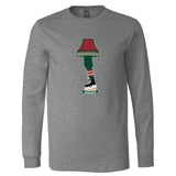 Minnesota Hockey Holiday Leg Lamp Long Sleeve T-Shirt