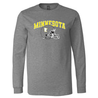 Minnesota Football Helmet Long Sleeve T-Shirt