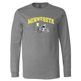 Minnesota Football Helmet Long Sleeve T-Shirt