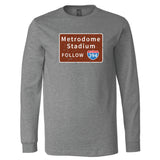 Metrodome I-394 Minnesota Long Sleeve T-Shirt