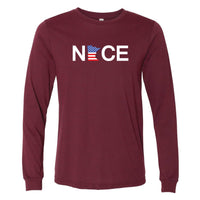 Fourth of July NICE Minnesota Long Sleeve T-Shirt