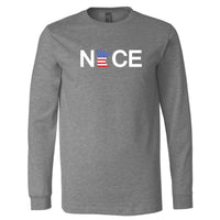 Fourth of July NICE Minnesota Long Sleeve T-Shirt