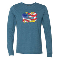 Fourth of July Party Captain Minnesota Long Sleeve T-Shirt
