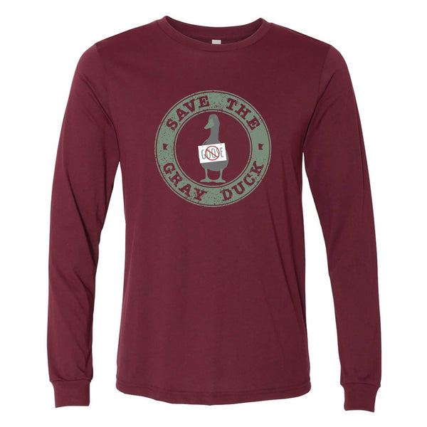 Save the Gray Duck Long Sleeve T-Shirt