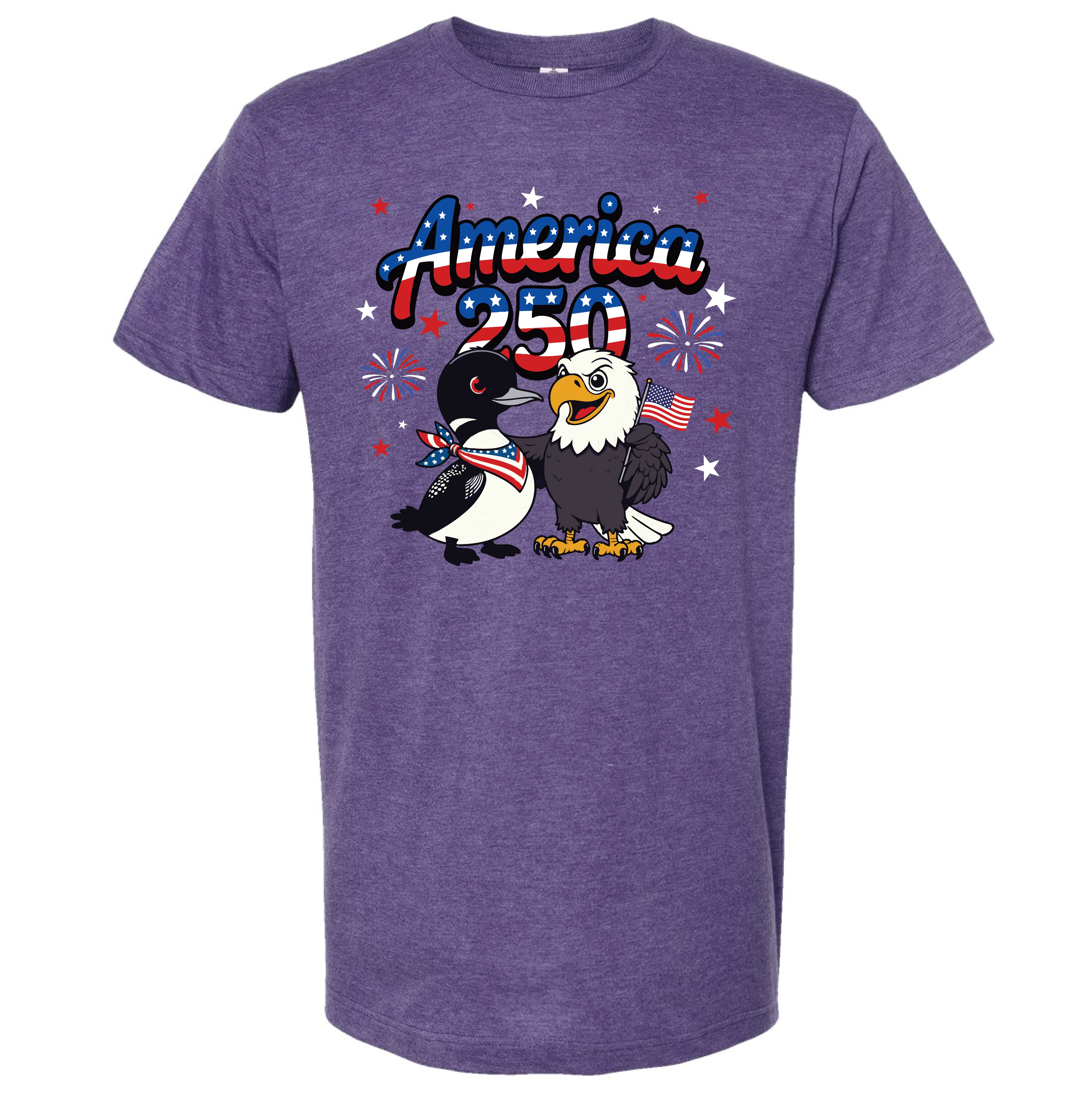 America 250 Minnesota Loon & Bald Eagle T-Shirt – Minnesota Awesome