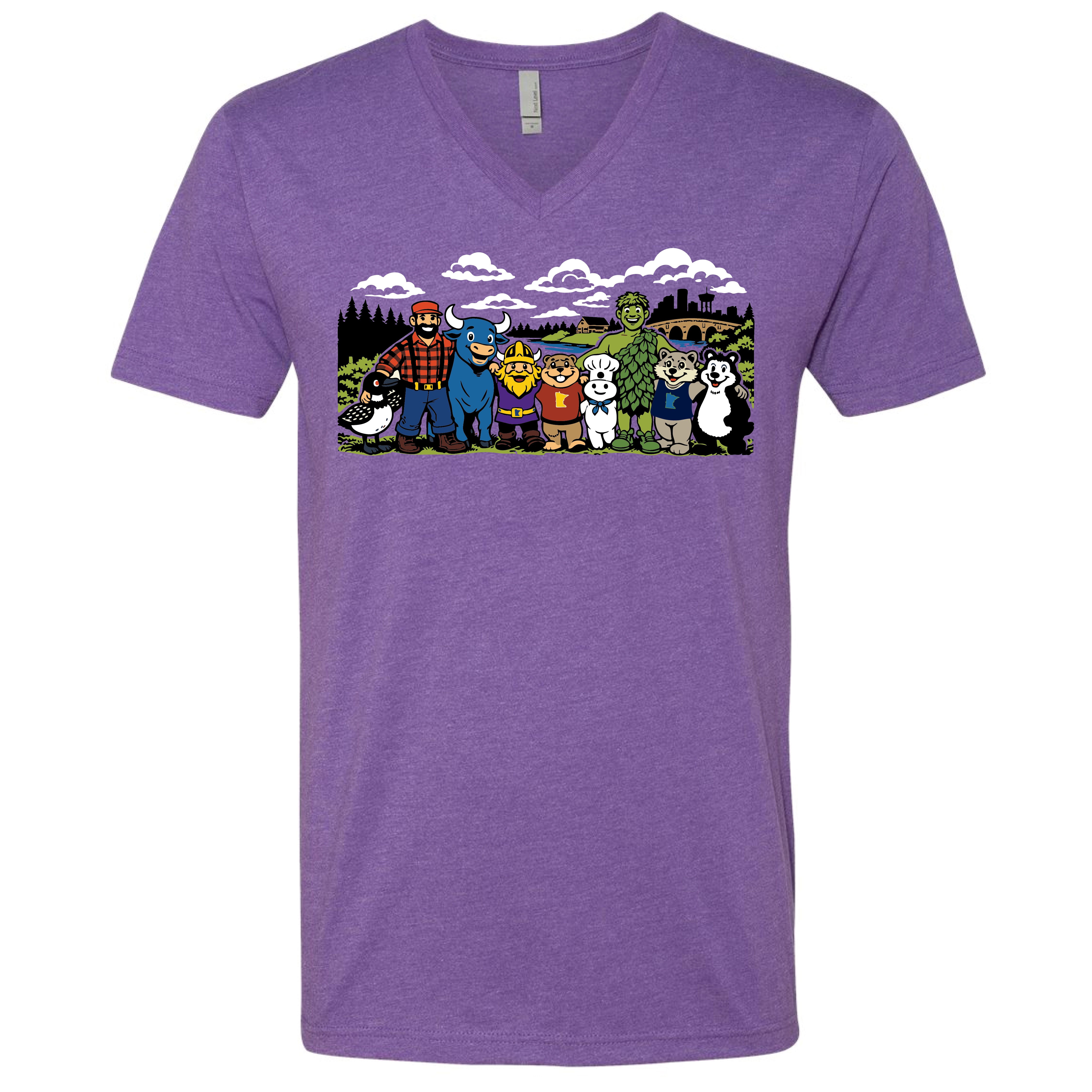 Minnesota Friends V-Neck T-Shirt – Minnesota Awesome