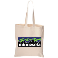 Northern Lights Minnesota Canvas Tote Bag