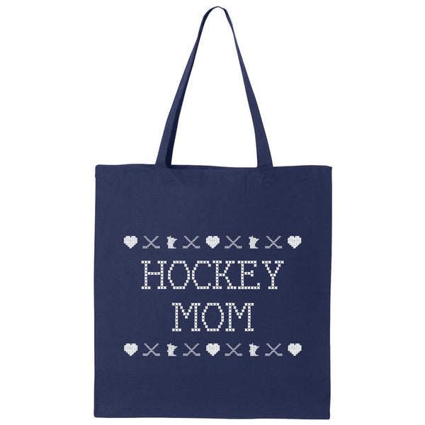 Hockey Mom Minnesota Canvas Tote Bag