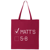 I Vote Matt's Minnesota Canvas Tote Bag