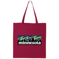 Northern Lights Minnesota Canvas Tote Bag