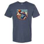 90s Style Basketball Wolf Minnesota T-Shirt