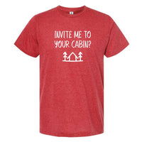 Invite Me To Your Cabin? Minnesota T-Shirt