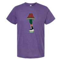 Minnesota Hockey Holiday Leg Lamp T-Shirt