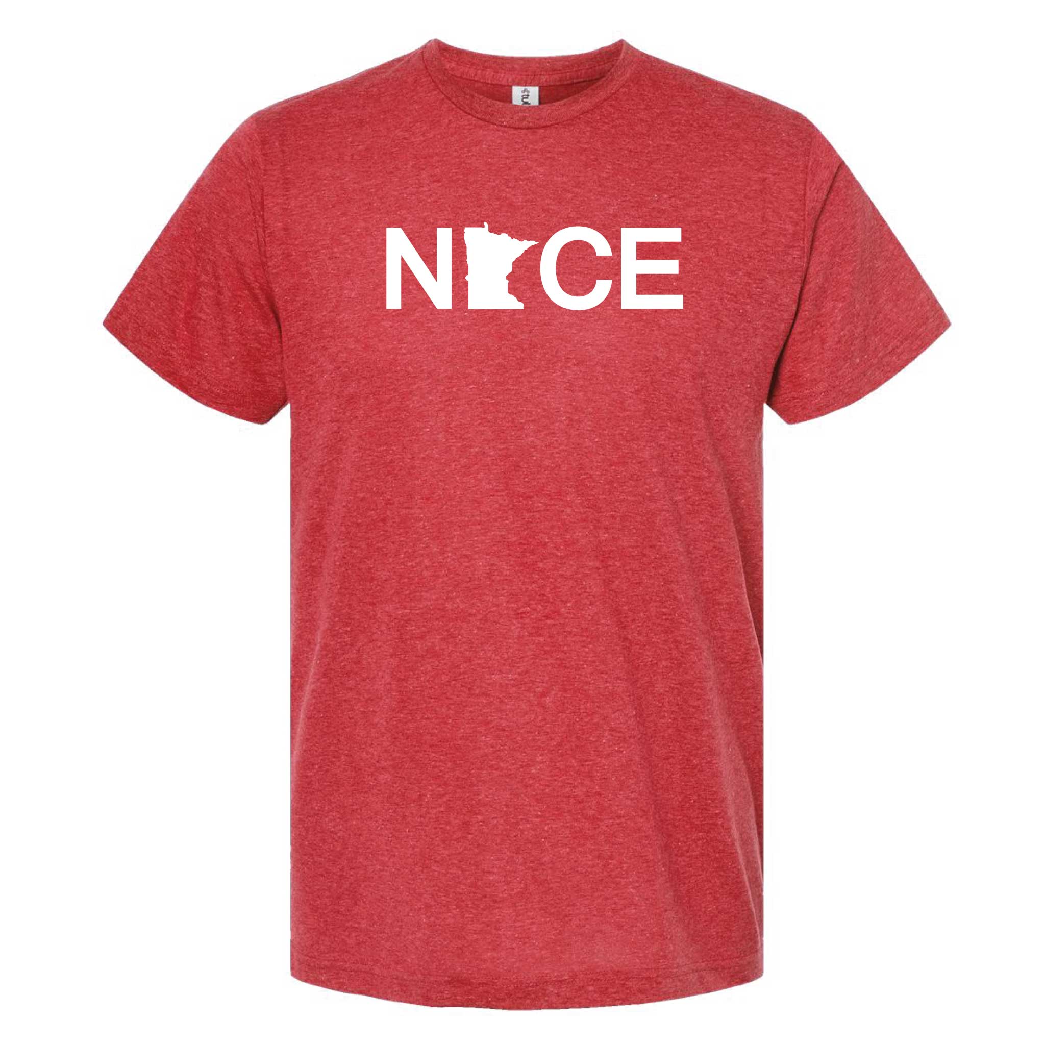 T-Shirt---NICE---Heather-Red.