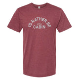 I'd Rather Be at the Cabin Minnesota T-Shirt