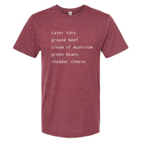 Tater Tot Hotdish Recipe Minnesota T-Shirt