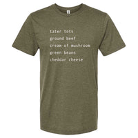 Tater Tot Hotdish Recipe Minnesota T-Shirt