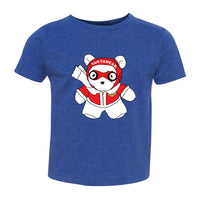 Aviator Santa Bear Minnesota Toddler T-Shirt