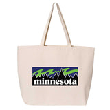 Northern Lights Minnesota Canvas Tote Bag