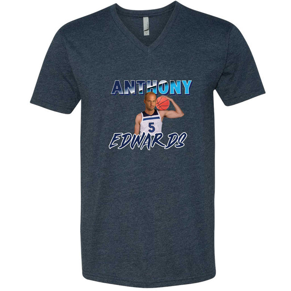 Edwards Minnesota Basketball V-Neck T-Shirt