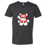 Aviator Santa Bear Minnesota V-Neck T-Shirt