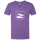 Boat Launch Minnesota V-Neck T-Shirt