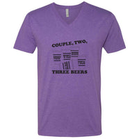 Couple, Two, Three State Fair Beers Minnesota V-Neck T-Shirt