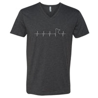 Minnesota EKG V-Neck T-Shirt