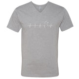 Minnesota EKG V-Neck T-Shirt