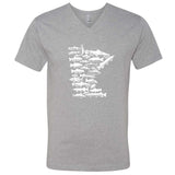 Minnesota Fish Stamp V-Neck T-Shirt