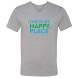 This Is My Happy Place Minnesota V-Neck T-Shirt