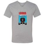 Jaws-Style Loons Movie Minnesota V-Neck T-Shirt