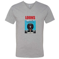 Jaws-Style Loons Movie Minnesota V-Neck T-Shirt