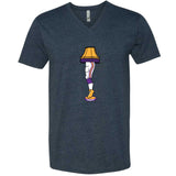 Minnesota Pro Football Holiday Leg Lamp V-Neck T-Shirt