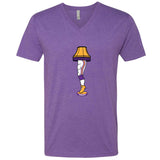 Minnesota Pro Football Holiday Leg Lamp V-Neck T-Shirt