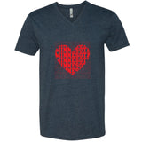 Minnesota Heart V-Neck T-Shirt