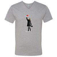 Mary Tyler Moore Holiday Minnesota V-Neck T-Shirt