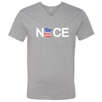 Fourth of July NICE Minnesota V-Neck T-Shirt