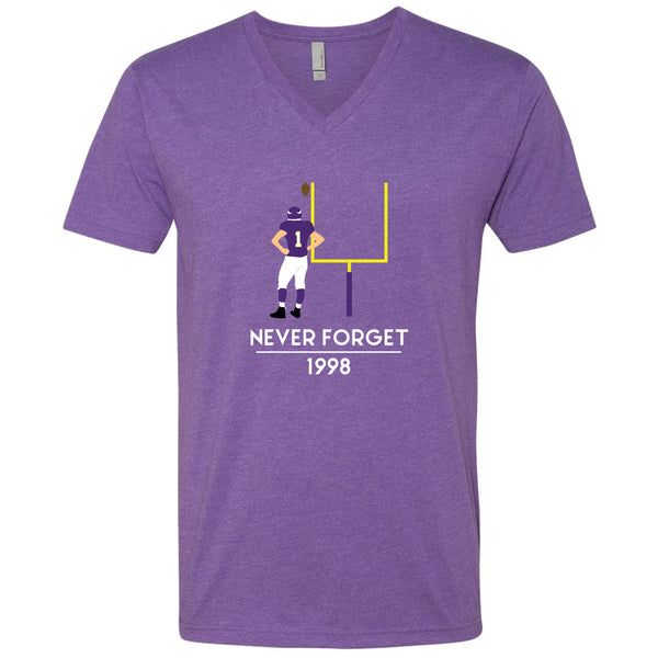 Never Forget 1998 Minnesota V-Neck T-Shirt