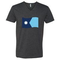 Minnesota State Flag V-Neck T-Shirt