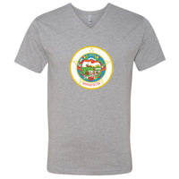 Vintage Minnesota State Flag V-Neck T-Shirt