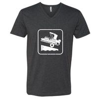 Pontoon Lift Minnesota V-Neck T-Shirt