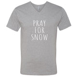Pray for Snow Minnesota V-Neck T-Shirt