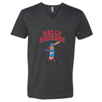 Rally Sausage Minnesota V-Neck T-Shirt