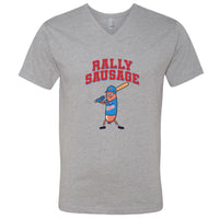 Rally Sausage Minnesota V-Neck T-Shirt