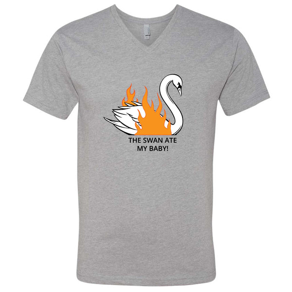 The Swan Ate My Baby! DDG Minnesota V-Neck T-Shirt